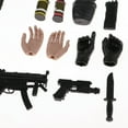 thumbnail image 4 of 1/6 Scale Model SWAT Action Figure Play Set Soldier Figure Toys for Birthday Gifts, 4 of 9