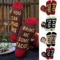 thumbnail image 2 of 4 Pairs Tube Socks Breathable Creative Hip-pop Athletic Socks Training Socks, 2 of 10