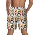 thumbnail image 4 of Uemuo Cute Cats Pattern Mens Swim Trunks Quick Dry Board Shorts with Mesh Lining, Stretch Beach Shorts Quick Dry No-Chafing Board Shorts-Medium, 4 of 9
