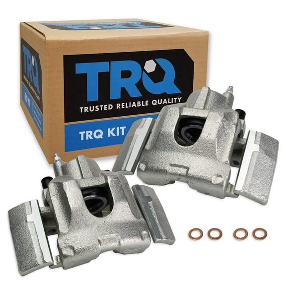 TRQ Rear Brake Caliper Set Compatible with 2007-2017 Ford Expedition Lincoln Navigator