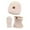 Khaki, variant on Winter Hat Scarf Gloves Set - Three-Piece Thickened Knitted Cold Proof Outdoor Accessories