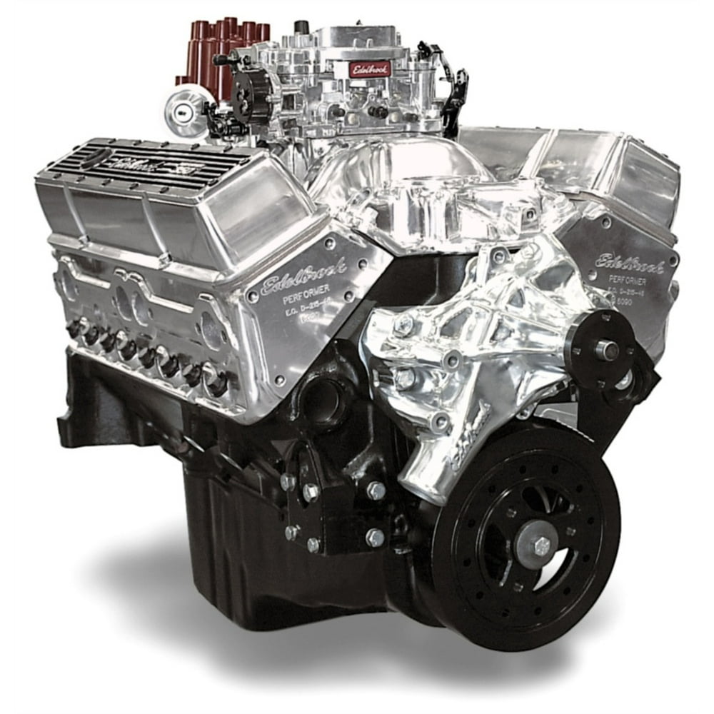 Edelbrock 350 Perf 8 5 1 Engine Polished Incl Part 607519 21011 1406