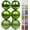 Green, variant on 6PCS Christmas Tree Baubles Xmas Hanging Balls Set for Christmas Tree Decorations