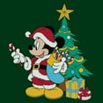 thumbnail image 2 of Mens Mickey & Friends Christmas Tree Santa Mouse T Shirt, 2 of 5