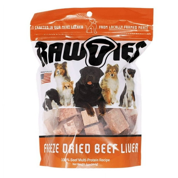 RAWTIES Beef Natural Chews for Dogs, 4 oz Pouch