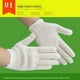 thumbnail image 3 of Guantes de protección laboral Zulema de algodón blanco 12 pares, 3 of 8