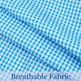 thumbnail image 4 of TOPTIE Men's Dress Shirts Plaid Printed Stretch Long Sleeve Button Down Casual Business-Pink-3XL, 4 of 6