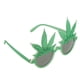 thumbnail image 2 of Billuyoard Novelty Glitter Green Maple Leaf Glasses Funny Eye Dress Up Party Type3 NO3, 2 of 6