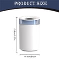 thumbnail image 3 of Humidifier 2.5 Litres Quiet Aroma Diffuser Small 7 LED Colours Light 2 Switchable Steam Integrated Aroma Oil Bottle Living Room Bedroom Children's Room, 3 of 9