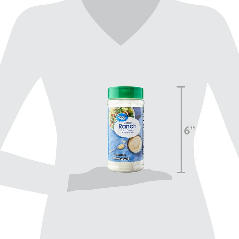 Great Value Classic Ranch Salad Dressing Cannister 8 oz for Salad Dressings  - Walmart.com