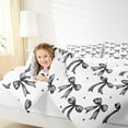 thumbnail image 4 of Castle Fairy Kawaii Ribbon Bow Boy Girl Full Size 3 Piece Comforter Set, Dreamy Princess Bedding, Polka Dots Bedding, 4 of 8