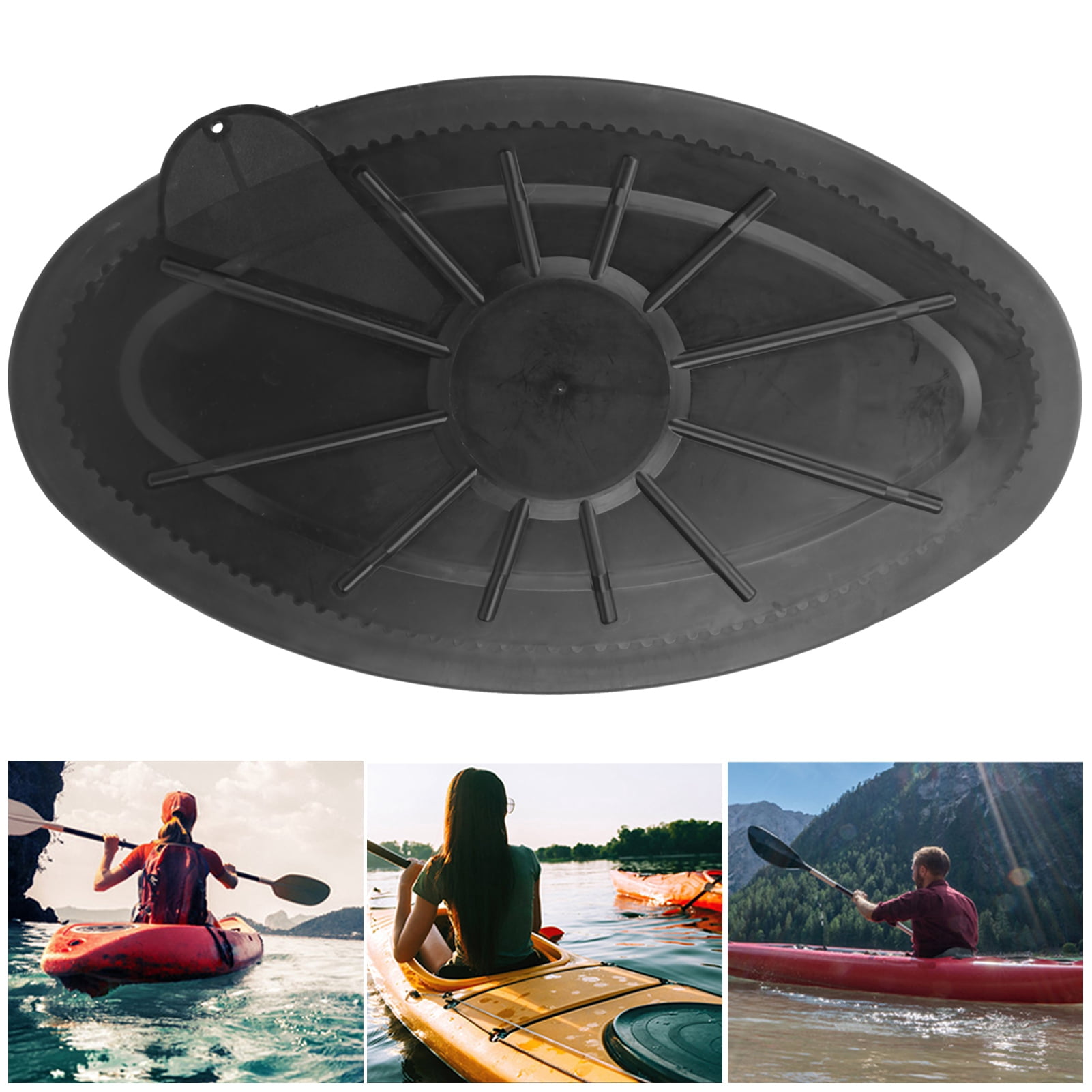 ACOUTO Deck Cover, Waterproof Plastic Round Cover Kayak Deck Plate Kit Cover For Marine Boat Kayak Canoe