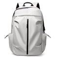 thumbnail image 1 of Mochila Oxford Bolsa de negocios impermeable con cremallera para viajes de oficina (plateado), 1 of 7