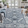 thumbnail image 2 of Shunda K Moroccan 8x10 Rugs for Living Room, Large Washable Area Rug Ultra-Thin Soft Carpet, Oriental Trellis Bedroom Rug Distressed Non Shedding Throw Rug for Living Dining Room Office (8x10ft, 10), 2 of 7