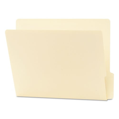 Smead Heavyweight Manila End Tab Folders, 9" High Front, 1/3Cut Tabs Bottom, Letter Size, 0.75