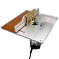 thumbnail image 4 of Aluminium Router Table Insert Plate Electric Wood Milling Flipboard Miter Gauge Tenon Set ,High Precision, 4 of 6