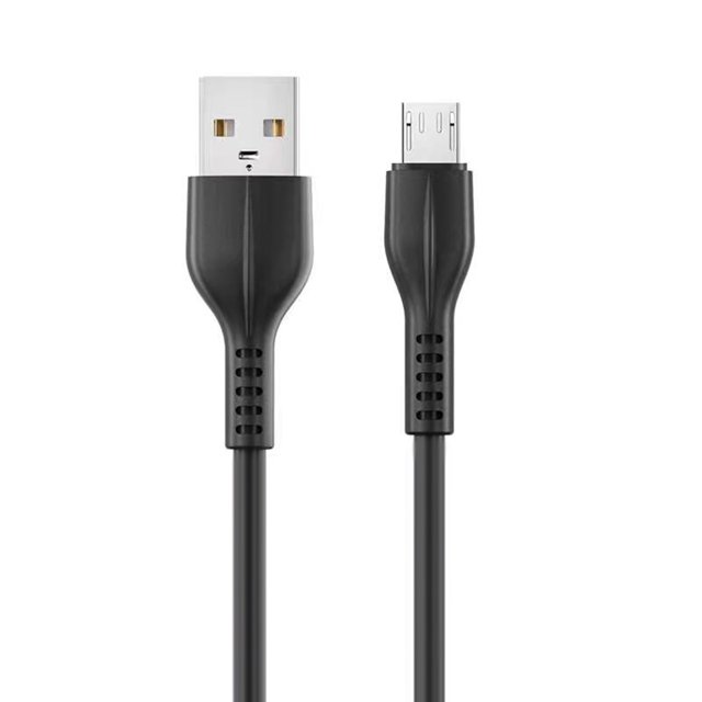 Câble de Chargement Micro-B Cordon de Charge Rapide 2A en Silicone USB-A vers Micro-USB Cordon de Synchronisation de Données Compatible avec Appareils Micro-B 1 M/3 Pi