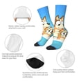 thumbnail image 3 of Netaao Bluey for Socks for Men and Women Non-Slip Middle Tube Socks Casual Crew Socks, 3 of 6