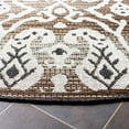 thumbnail image 5 of Safavieh Havana Sylvanus Geometric Indoor/Outdoor Area Rug, Light Brown/Ivory, 6'7" x 6'7" Round, 5 of 12