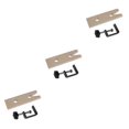 thumbnail image 2 of Transemion Bench Pin Clamp V Shape Slot Jewelers Workbench Jewelry Block Making Clip Style A 3Set, 2 of 6