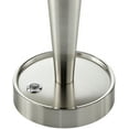thumbnail image 3 of Livabliss Bruna Modern Accent Table Lamp, 18-inch, Nickel with White Shade, 3 of 5