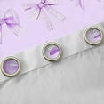 thumbnail image 4 of Feelyou Watercolor Bow Curtains Pack of 2 (42x84 Each), Princess Ribbon Curtains Blackout, 4 of 6