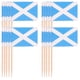 thumbnail image 1 of 100 palillos de madera con la bandera de Escocia para decorar cupcakes, comida y postres (Tailandia), 1 of 7