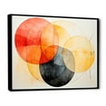 thumbnail image 3 of Designart "Soft Colors Patterns Geometric Harmony III" Oversized Abstract Framed Wall Art - Modern Black Abstract Geometric Entryway Framed Wall Art, 3 of 7