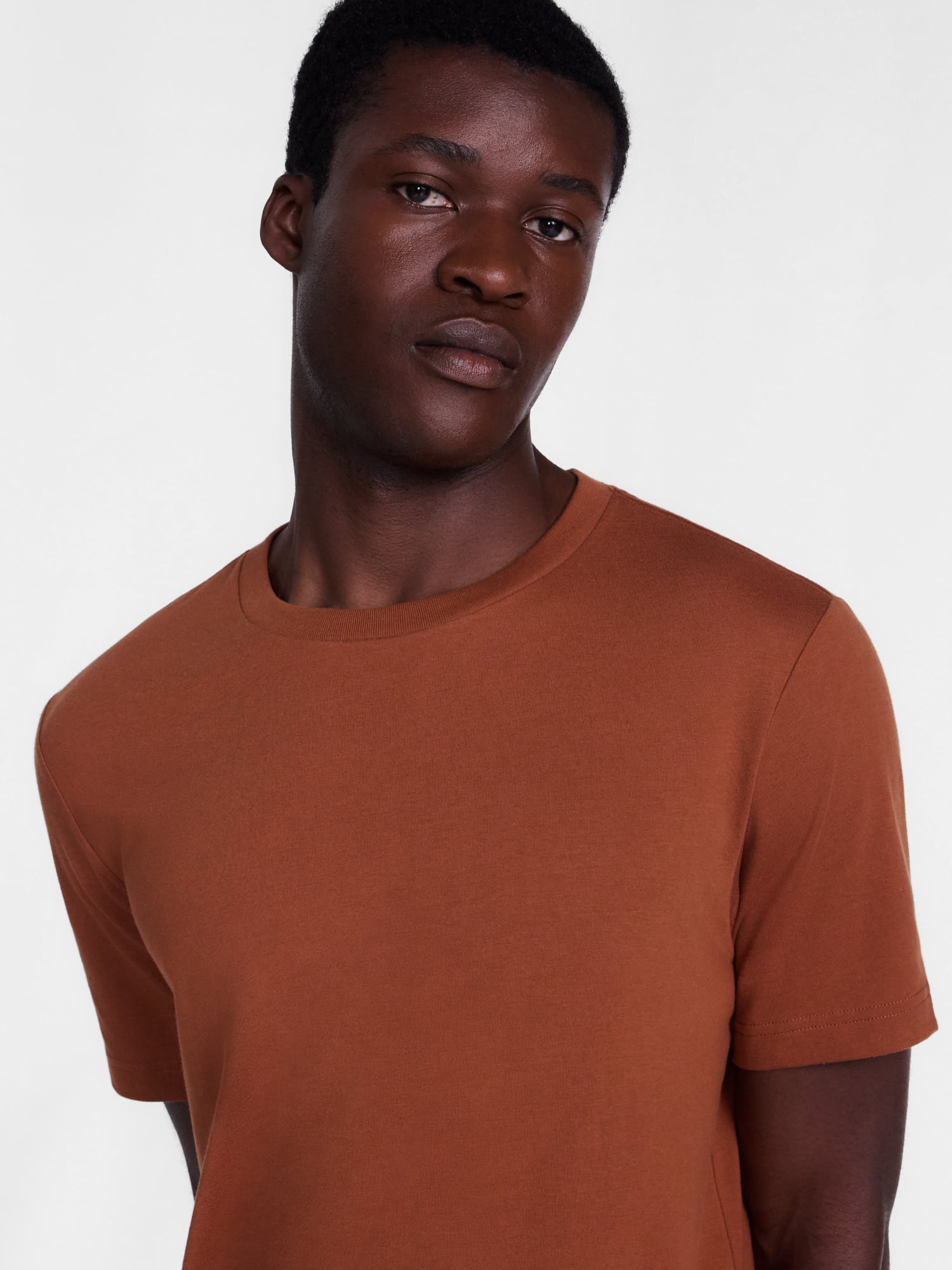 George Men's and Big Men's Crewneck Tee with Short Sleeves, Sizes XS-6XB