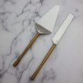 thumbnail image 3 of INOX Camellia Cake Server 2 Pc. Set, 3 of 6