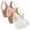 White+Pink+Beige, variant on 3PCS Breathable Anti-Sagging Sports Bras for Women Wireless Cooling Comfort Lift-Up Air Bra Set 3pcs Bras for Active Fitness & Everyday Wear