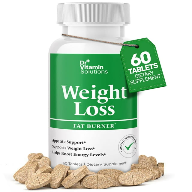 Suplemento quemador de grasa para bajar de peso DR VITAMIN SOLUTIONS 60 tabletas