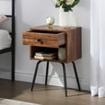 thumbnail image 3 of VECELO 3-piece Bedroom Set, Twin Size Metal Bed Frame and Nightstands, 3 of 8