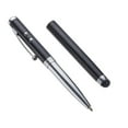 thumbnail image 3 of Onn. 4-in-1 Stylus Pen with Laser, Ball Point Pen & Flashlight for Touchscreen Devices, Black, Batteries Included, 3 of 3