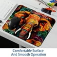 thumbnail image 6 of Elephant Gaming Mouse Pad, Desk Mat, Square 8.3x9.8 Inch Non-Slip Rubber Bottom Printed for Office and Gaming, 6 of 6