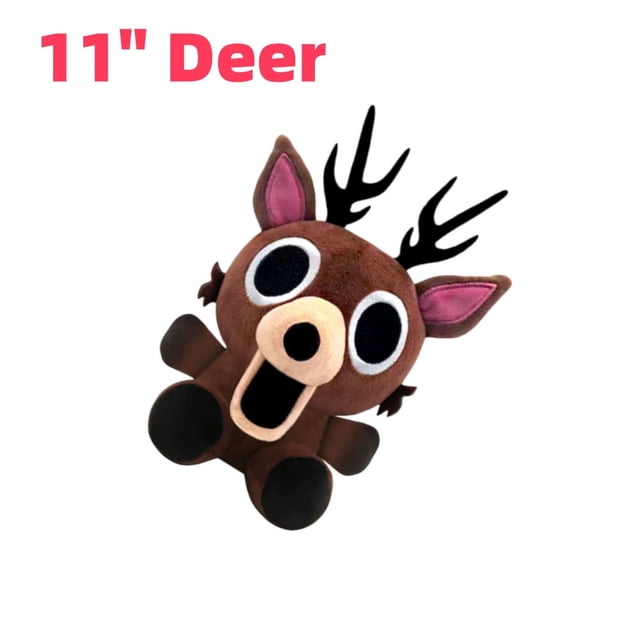 Muñeco de peluche Milo y Chip, juguete de felpa suave y abrazable de 10 pulgadas, almohada linda y kawaii, decoración y regalo para fans, peluche para aliviar el estrés, merchandising,A01_ Ciervo