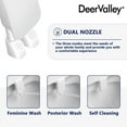 thumbnail image 4 of DeerValley Ultra-Slim Bidet Attachment for Toilet with Dual Nozzle,Non-Electric Self Cleaning Fresh Water Sprayer Bidets Toilet Seat for Feminine and Posterior Wash, White（DV-1B0095）, 4 of 8