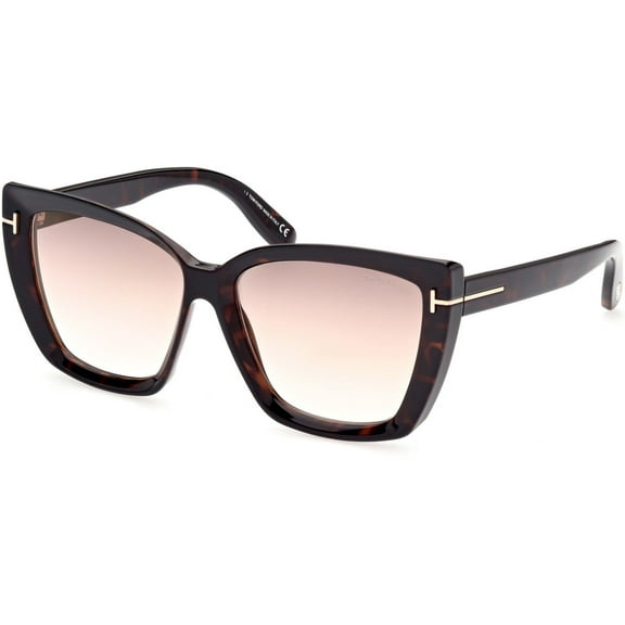 Sunglasses Tom Ford FT 0920 Scarlet- 02 52G Shiny Havana / Gradient Brown Lenses