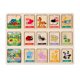 thumbnail image 2 of Wooden Early Education Thinking Puzzle Matching Board Fruit Puzzle Toy, 2 of 6