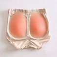 thumbnail image 3 of LISTHA Push Up 100% Silicone Butt Pads Buttocks Enhancer Body Shaper Tummy Control Panty Set Beige M, 3 of 4
