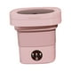 thumbnail image 2 of Mini lavadora plegable, mini lavadora plegable, conveniente, lavadora pequeña eléctrica automática, lavadora de viaje para apartamento, dormitorio, rosa Sunnimix mini lavadora, 2 of 8