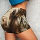 thumbnail image 4 of Fotbe Butterfly Cow Barrel Shorts Sin Costuras – Shorts Deportivos de Cintura Alta para Mujer, Elásticos para Gimnasio, Yoga, Running o Ciclismo-XX-Large, 4 of 8