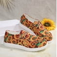 thumbnail image 4 of Women's Lightweight Comfort Walking Shoes, Flat Canvas Casual Breathable Lining Non Slip Sole, Classic Slip on Sneakers for Everyday Walking, 4 of 5
