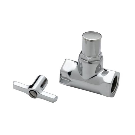 T&S Brass - Stop, Straight Loose Key Stop, 1/2'' NPT