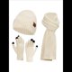 thumbnail image 1 of Conjunto de 3 Piezas de Gorro, Bufanda y Guantes de Punto Universales de Invierno para Adultos, Mujeres y Hombres. Talla Única, 1 of 7