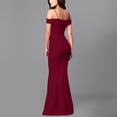 thumbnail image 4 of Women's Off Shoulder Mermaid Maxi Dress Elegant Sweetheart Neck Evening Gown for Party Graduation, 4 of 8