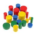 thumbnail image 4 of de Juegos Montessorio Cilindro Conjunto Aprendizaje áticas Juguetes Educativos BLESIY Juego de juguetes de madera Montessori, 4 of 8