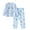 Light Blue, variant on JUMEYU Girls Pjs Sets Cute Little & Big Girls Pajamas - Comfy Long Sleeves 2 PC PJS Size 8-9 (Light Blue,8-9 Years)