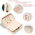 thumbnail image 3 of Sea Turtle Portable Velvet Jewelry Stand Organizer Box with Removable Compartment - Gift, Jewelry Display, 3 of 7