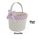 thumbnail image 2 of Bolsa de tela para cesta de Pascua – Bolsa de regalo de huevos de Pascua reutilizable y mona, cesta decorativa ligera para Navidad, 1 pack, 2 of 8